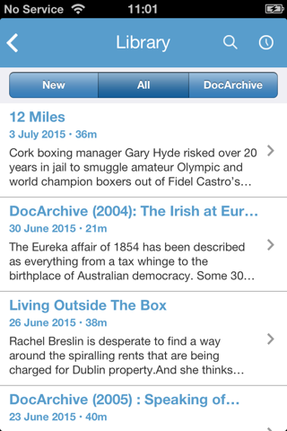 RTÉ Radio Documentary on One screenshot 2