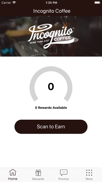 Incognito Coffee Rewards