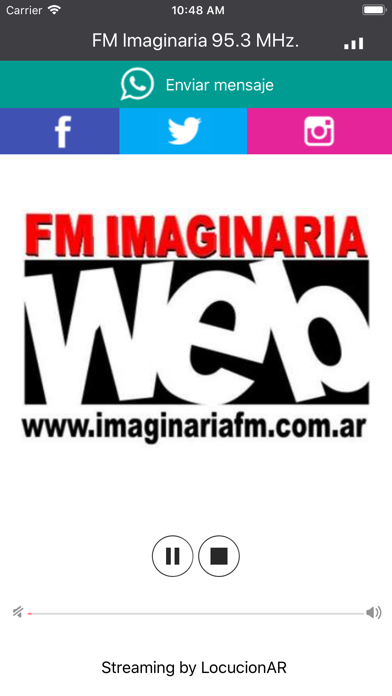 FM Imaginaria 95.3 MHz. screenshot 2
