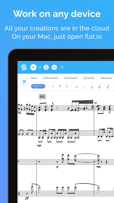 How to cancel & delete Flat: Music Score & Tab Editor from iphone & ipad 4