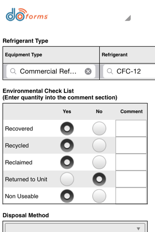 doForms Mobile Data screenshot 2