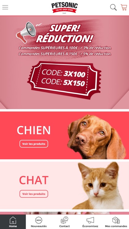 Petsonic: Animalerie en ligne