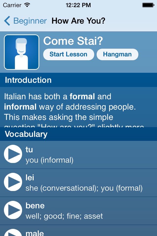 Learn Italian - Molto Bene screenshot 3