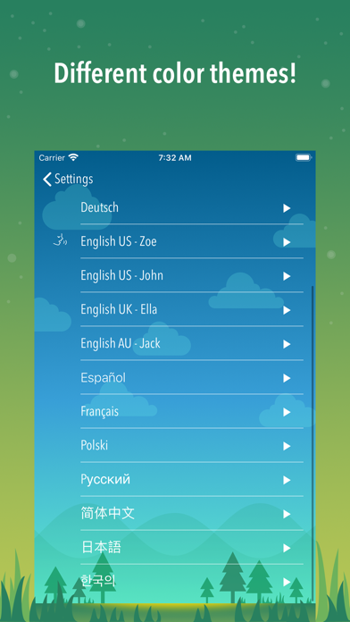 Gentle Talking Alarm Clock Pro screenshot 4