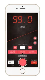 baseball pitch speed radar gun iphone screenshot 1