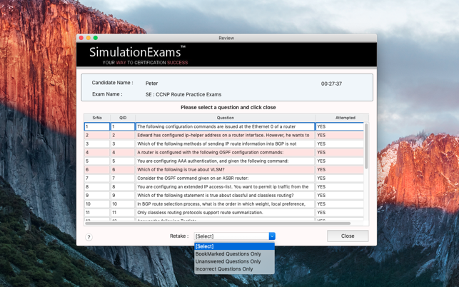 SE : CCNP Route Practice Exams(圖7)-速報App