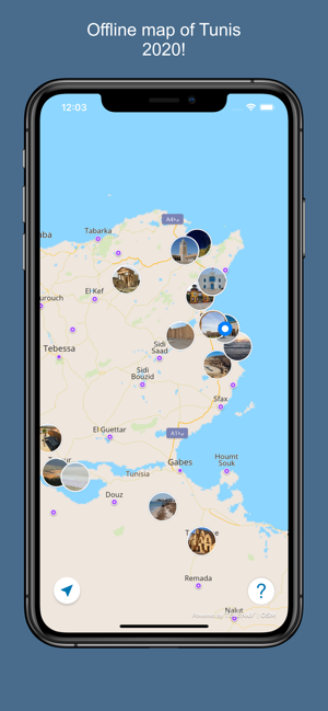 Tunis 2020 — offline map(圖1)-速報App