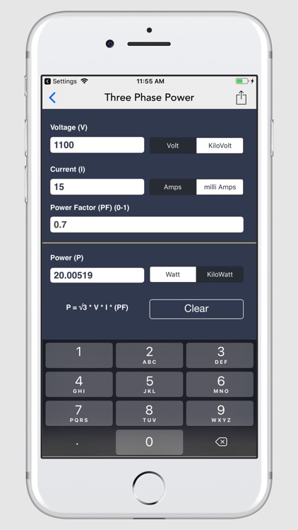 Electrical Calculator screenshot-5