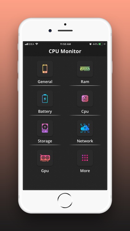 CPU Monitor - RAM,OS & Battery