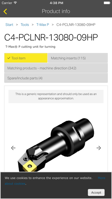 Ifind - Sandvik Coromant screenshot 3