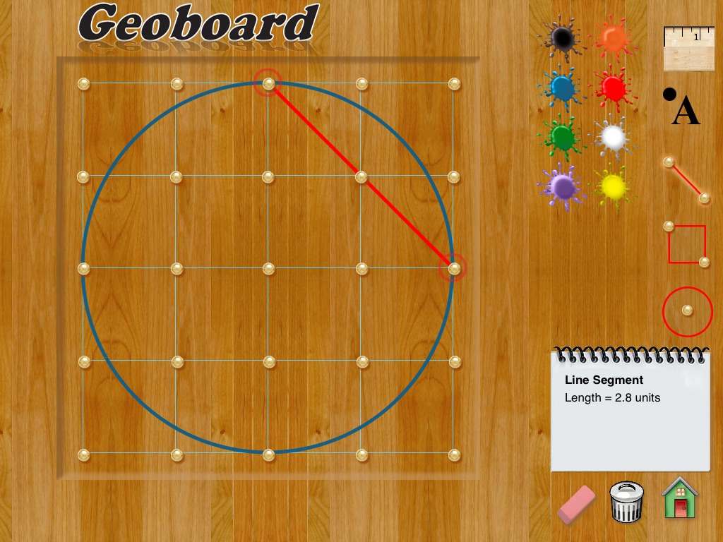 Hands-On Math Geoboard screenshot 2
