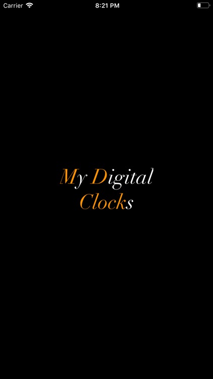 My Digital Clocks