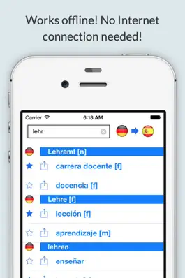 Game screenshot Spanish German Dictionary+ mod apk