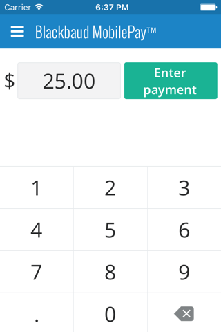 Blackbaud MobilePay screenshot 2