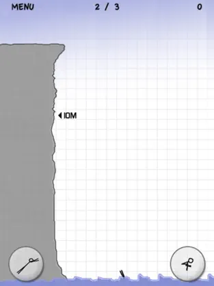 Captura 3 Stickman Cliff Diving iphone