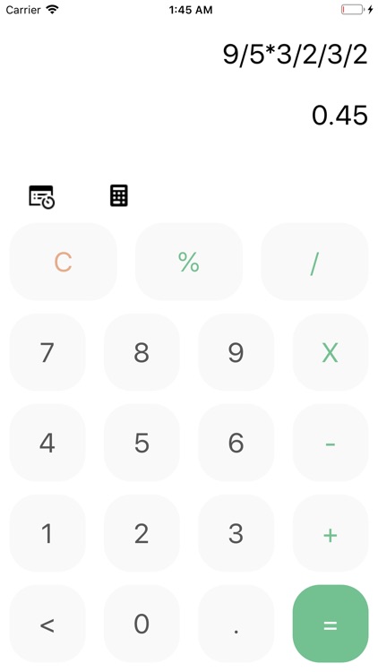 Minimalist Memo Calculator