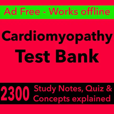 Cardiomyopathy Exam Review App Cheats