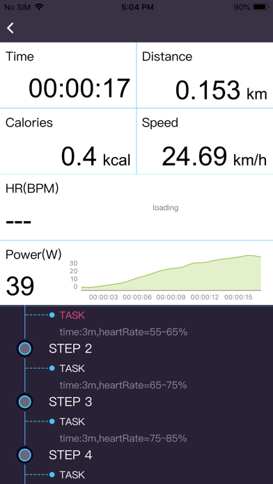 Xplova Workout screenshot 4