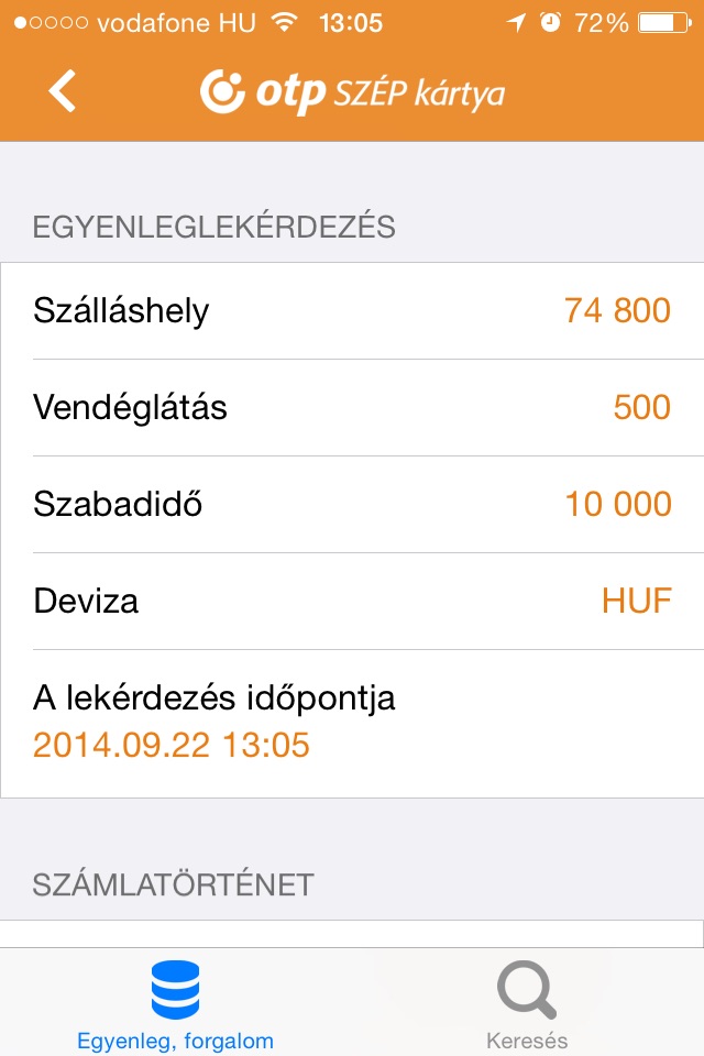 SZÉP kártya screenshot 4