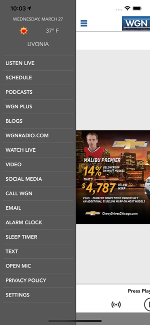 WGN Radio, Chicago's Very Own(圖2)-速報App