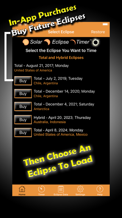 Solar Eclipse Timer Screenshot 3