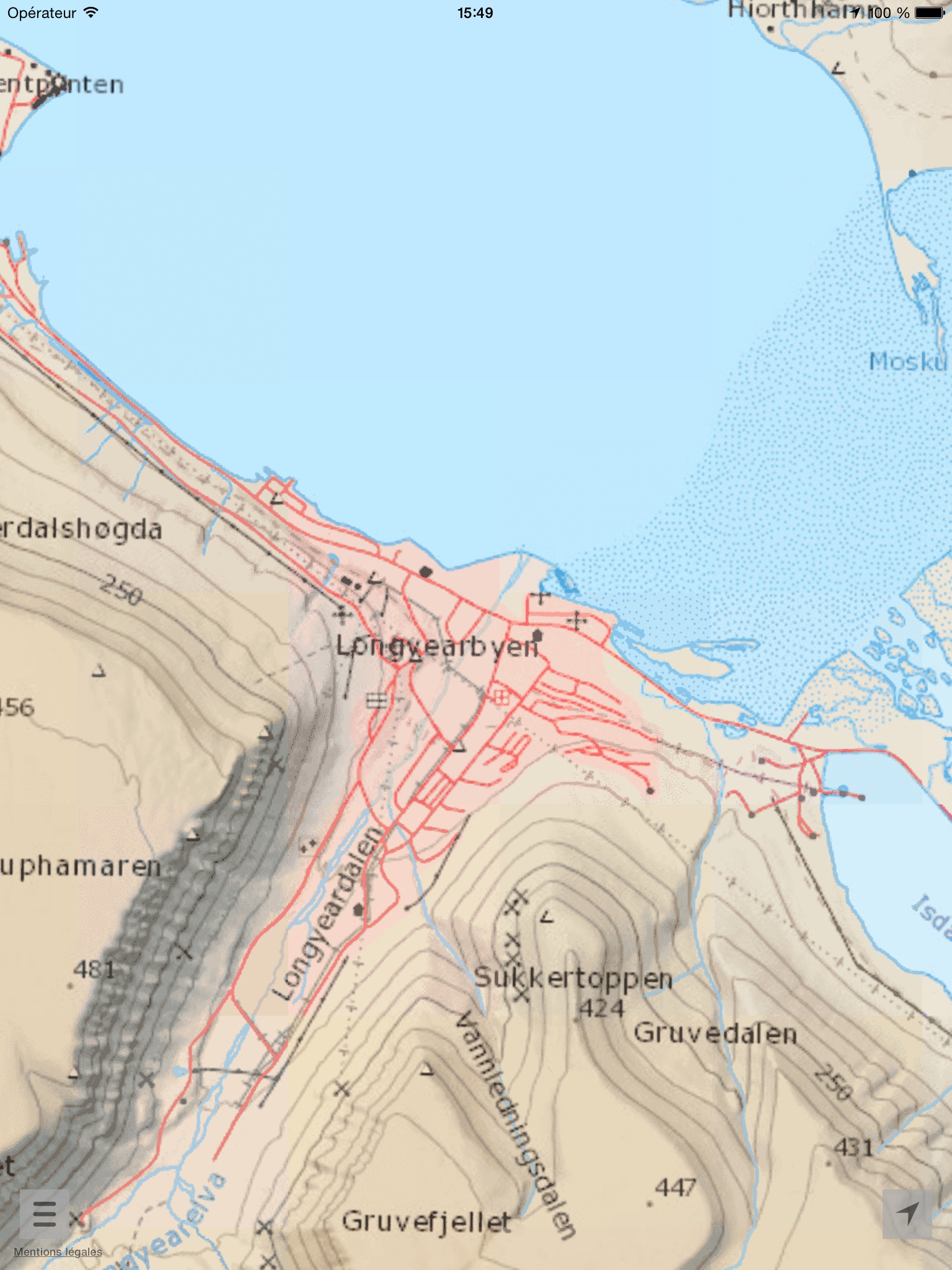Here & there+ Svalbard 1:35000 screenshot 2