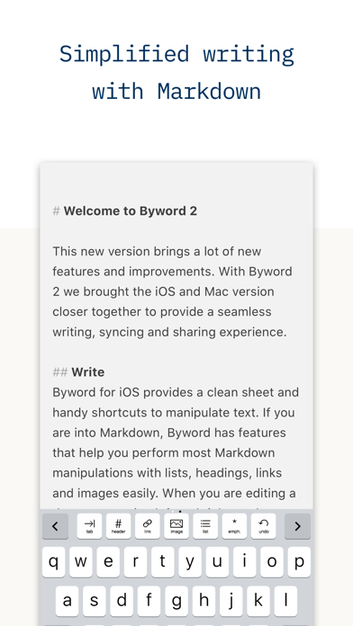 Byword review screenshots