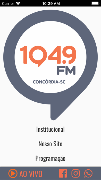 How to cancel & delete 104 FM Concórdia from iphone & ipad 1