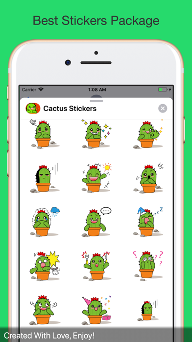 Cactus Animated Stickers screenshot 3