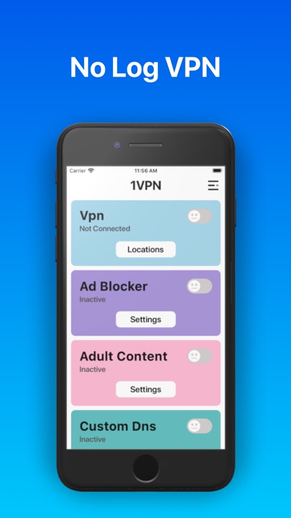 1VPN - VPN, AdBlocker, DNS screenshot-3