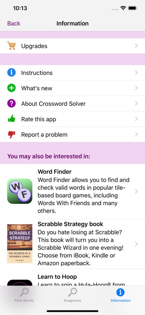 The Crossword Anagram Solver On App Iphone Screenshots