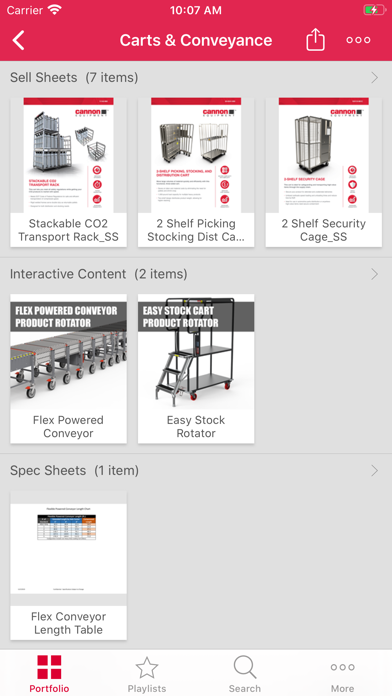 Cannon Equipment Sales Tool screenshot 2