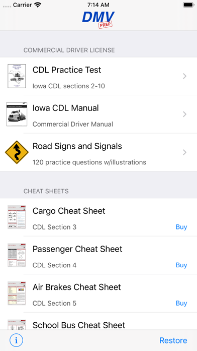 How to cancel & delete Iowa CDL Test Prep from iphone & ipad 1