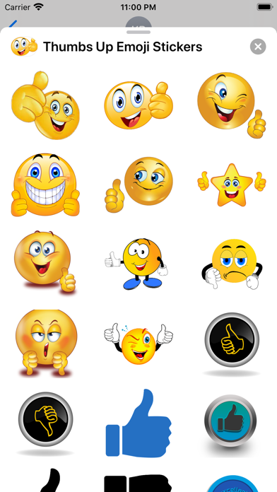 Thumbs Up Emoji Stickers screenshot 2
