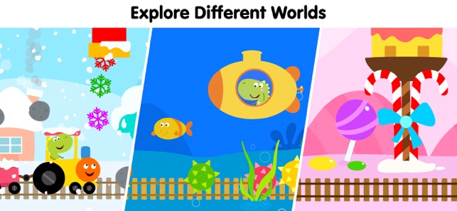 Dino Town Train Games for Kids(圖3)-速報App