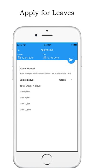 Screenshot #3 pour Relibion Employee App
