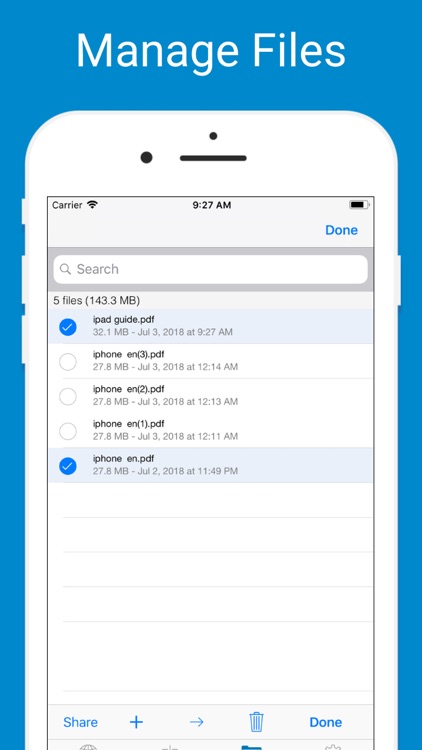 Browser & Offline File Storage