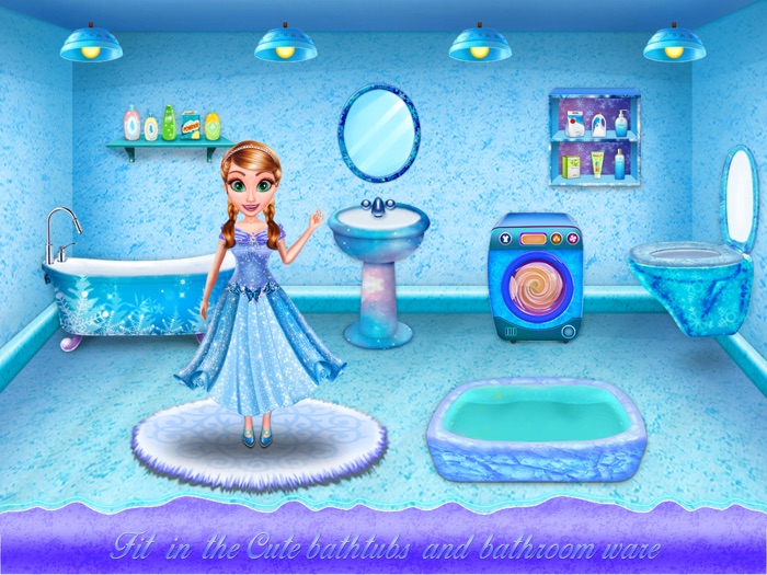 Ice Doll House Designing Game