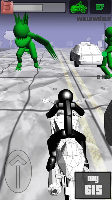 Stickman Zombie: Bike Racing screenshot 3