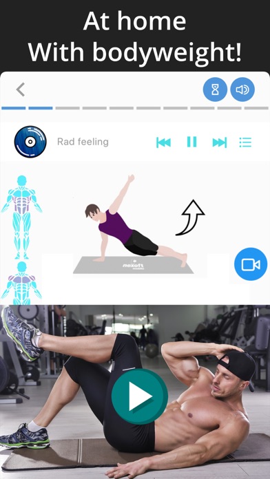 Abs and Core Workout at Home screenshot 3