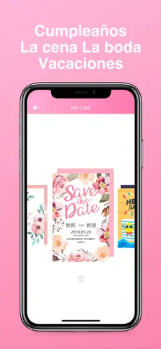 Screenshot 3 Crear invitaciones tarjetas iphone