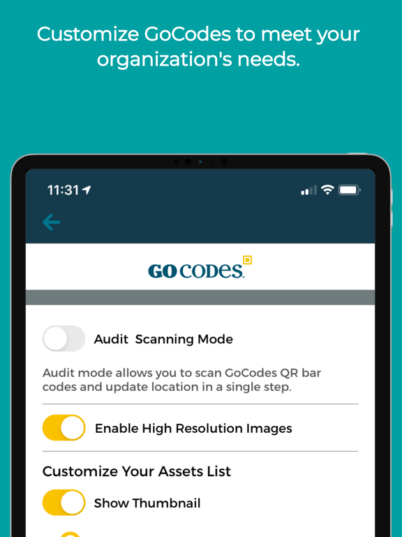 GoCodes Asset Tracking