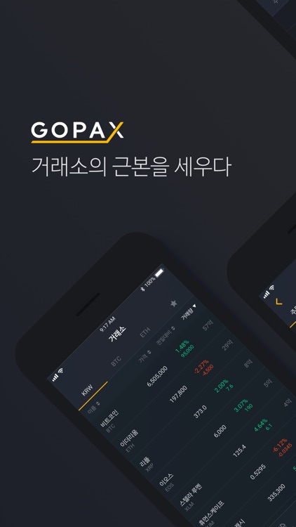 고팍스 - 거래소의 근본을 세우다