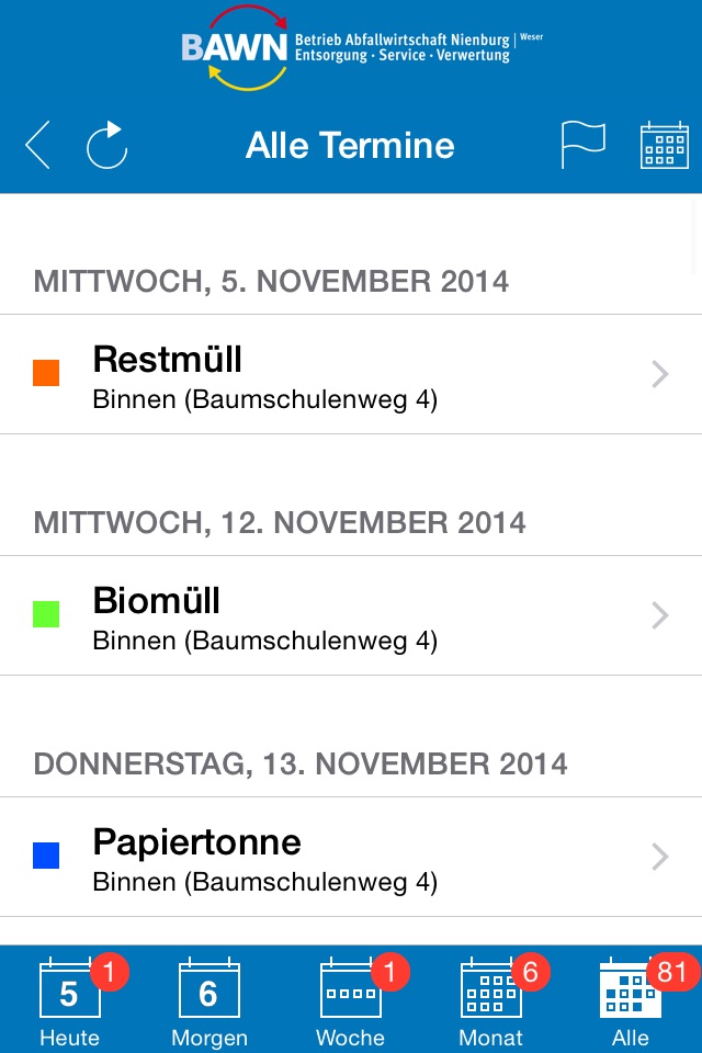 BAWNapp screenshot 3