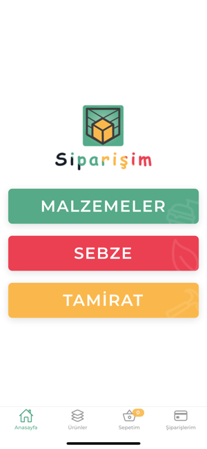 Siparişim