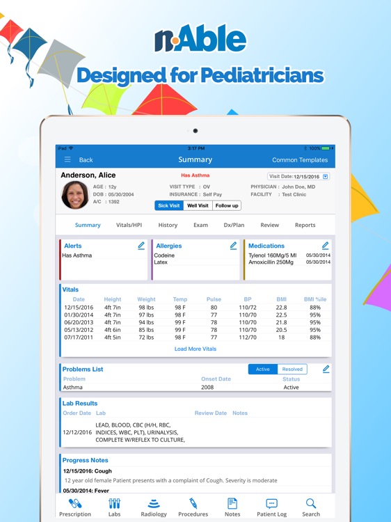 nAble Pediatric EMR