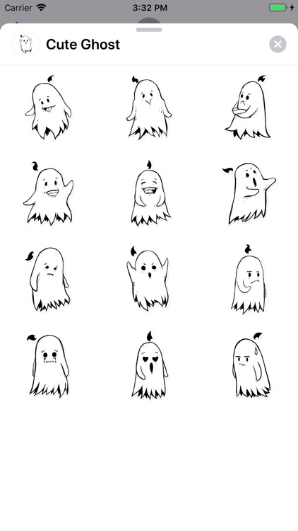 Cute Ghost Sticker Pack