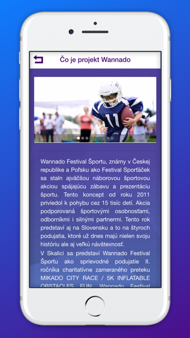 Wannado festival športu screenshot 3