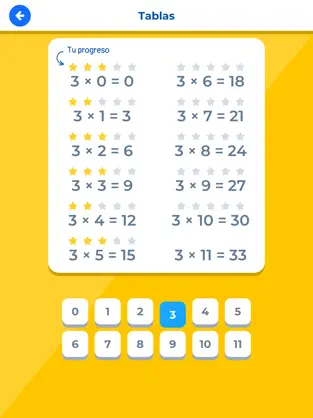 Captura 5 Tabla de Multiplicar IQ iphone