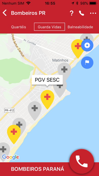 Bombeiros Paraná screenshot 3
